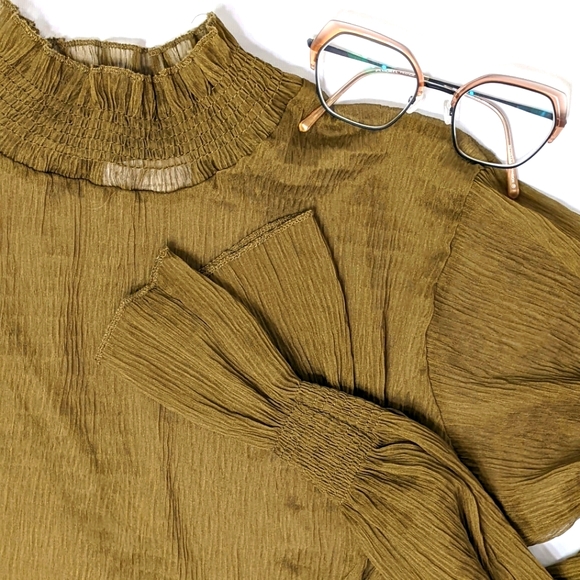 Oak + Fort Illusion Blouse - Picture 1 of 4